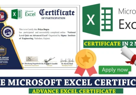Excel Certification Course in Dubai