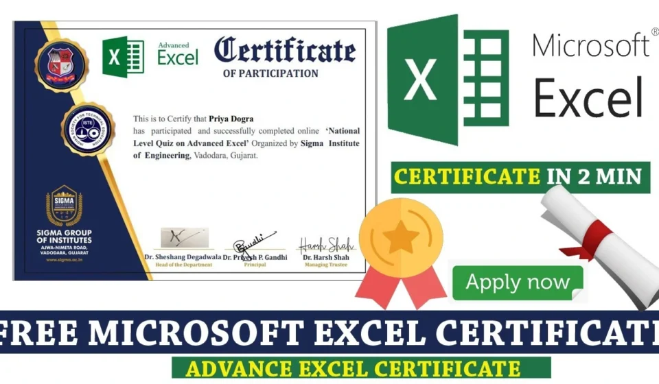 Excel Certification Course in Dubai
